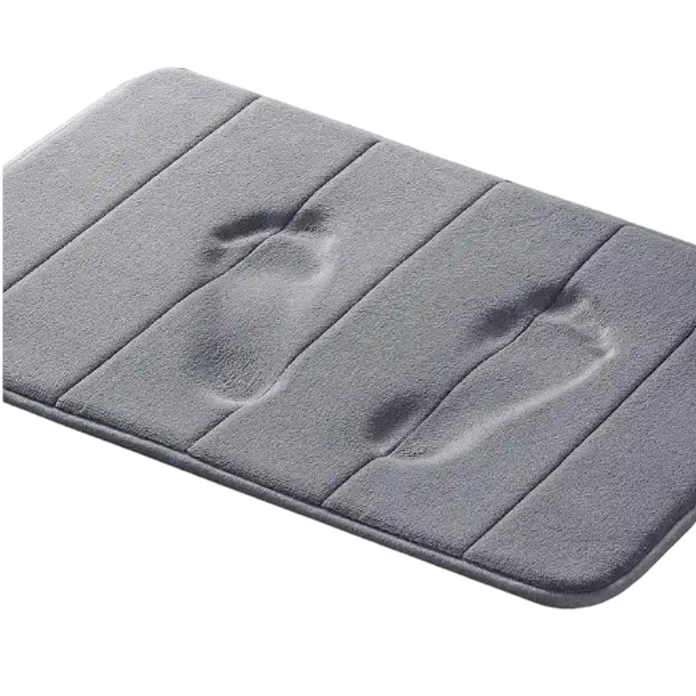 Luxurious Memory Foam Bath Mat Ultra-Soft & Supportive Non-Slip Quick-Dry Sleek